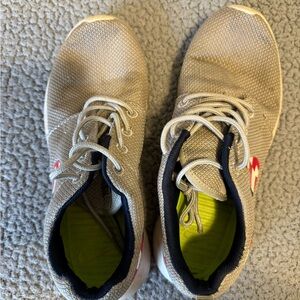 Nike Beige and Red Women's Sneakers